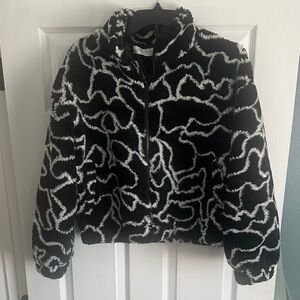 All in Favor Monochrome Fleece Jacket